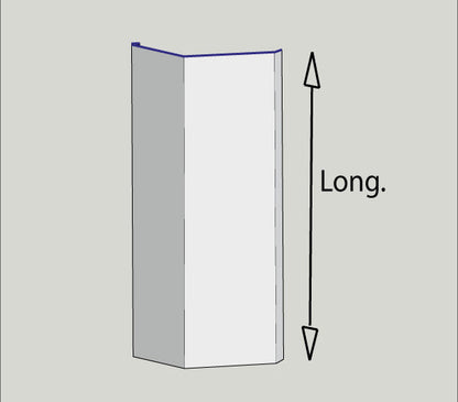 Angle sortant – Finition extérieure bardage – Acier prélaqué 75/100