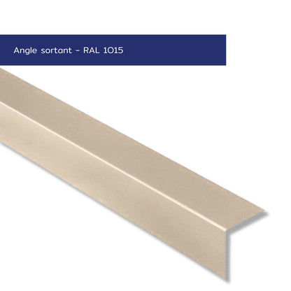 Angle sortant – Finition extérieure bardage – Acier prélaqué 75/100