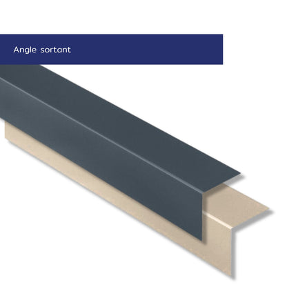 Angle sortant – Finition extérieure bardage – Acier prélaqué 75/100
