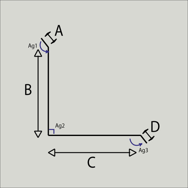 Angle rentrant – Finition intérieure bardage – Acier prélaqué 75/100
