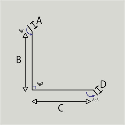 Angle rentrant – Finition intérieure bardage – Acier prélaqué 75/100