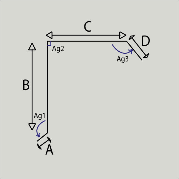 Bande de rives – Finition de versant toiture – Acier prélaqué 75/100