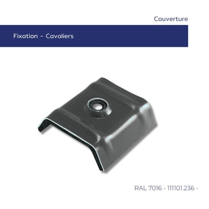 Cavalier de couverture galbé – 3 nervures – Étanchéité EPDM