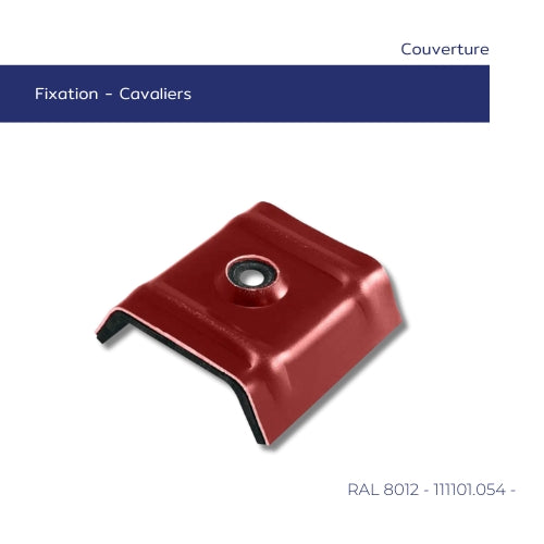 Cavalier de couverture galbé – 3 nervures – Étanchéité EPDM