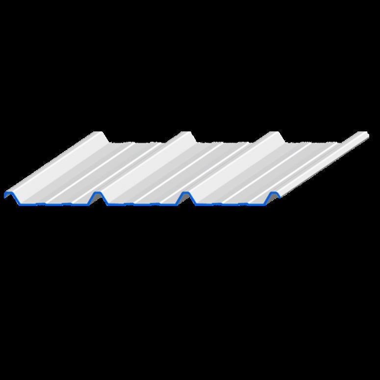 Tôle de couverture nervurée – Profil 345 – Acier prélaqué couleur brun rouge – Prix direct fabricant